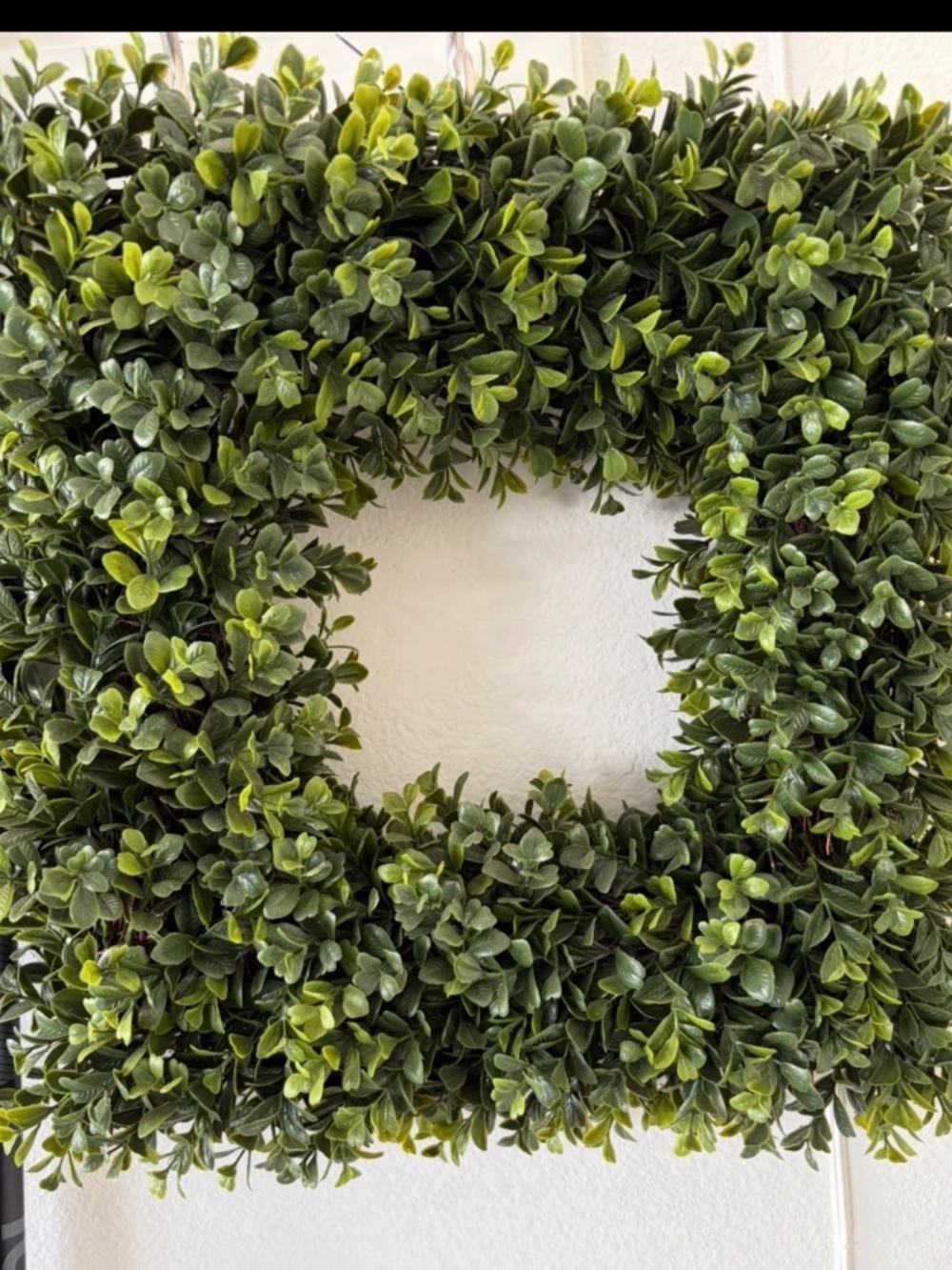 Boxwood Door Wreath